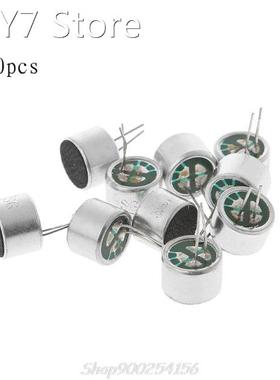 10 Pcs/Lot With 2 Pin Cables Capsule Electret Condenser Mic
