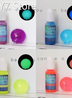 20 Colors Glowing in Dark Epoxy Resin Pigment Luminous Colo