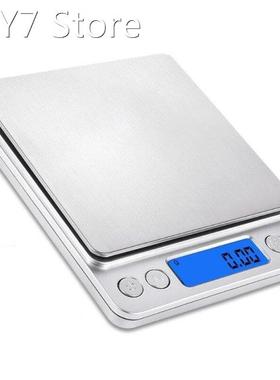 3kg Portable Electronic Digital Scale Blue Backlight Electro