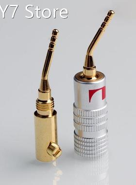 4pcs Nakamichi Gold-Plated Banana Plugs 4mm Banana Plug For