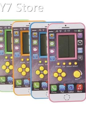 LCD Electronic Brick Game Machine Classical Puzzle Toy Phone