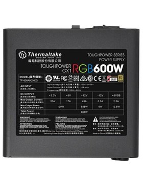 Tt (Thermaltake) rated 600W Toughpower GX1 RGB 600W power su