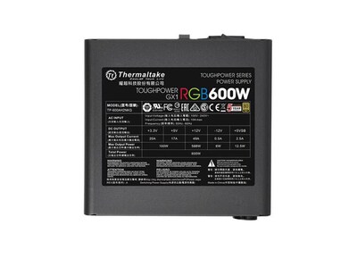 Tt (Thermaltake) rated 600W Toughpower GX1 RGB 600W power su
