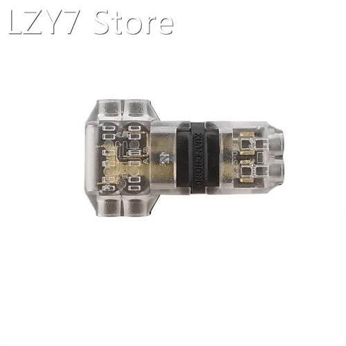 5Pcs T Shape 2 Pin 2 Way Universal Compact Terminal Block Co