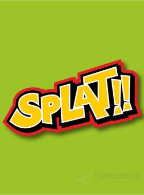 Splat Pop Art Laptop and Phone Sticker-Decal max.8cm