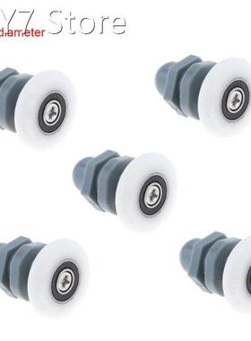 1pcs 27mm Plastic + Nylon Shower Room Glass Sliding Door Rol