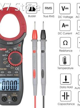NJTY 328D 600A AC Clamp Meter 1.6-inch Auto Range 6000 Count