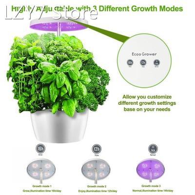 Indoor Home Garden Nursery Pots Hydroponics System Intellige