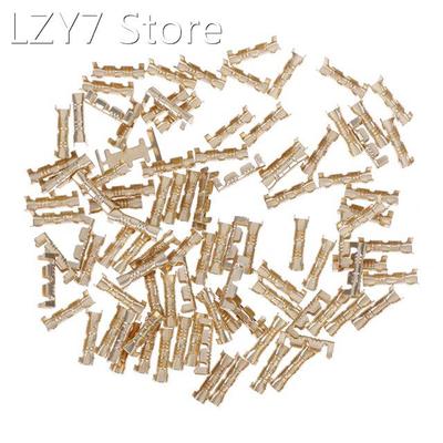 100 Pieces Brass Copper 0.5-1.5mm Square Millimeter Crimp El