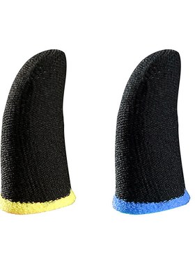 For PUBG Phone Gaming 1 Pair Sweat proof Fingers Gloves Sea