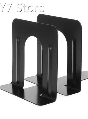 Simple Style Metal Bookends Iron Support Holder Nonskid Desk