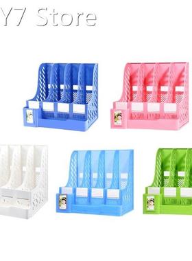 4-layer Vertical File Holder DIY Personalized Home File Hold