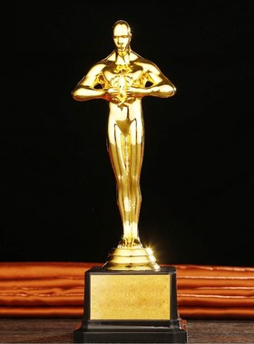Custom Oscar Trophy Awards Replica Small Gold Man PC Gold-Pl