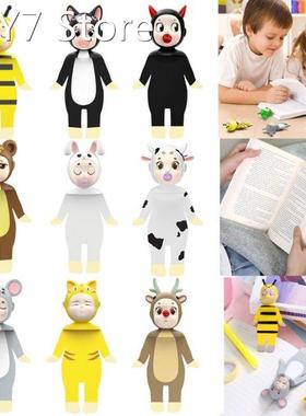 3D Stereo Bookmarks Original Lovely Cartoon Animal Cute Doll