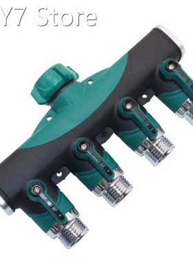 3/4 inch 4 Way hose splitters Thread Connector For Automatic