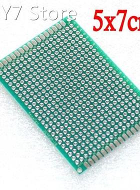 10PCS Double Side Prototype PCB nned Universal Breadboard 5x