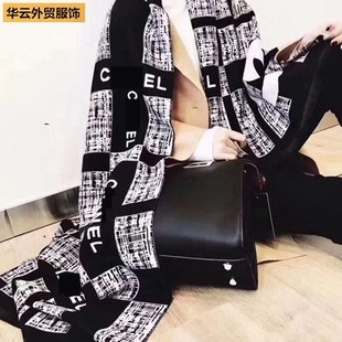 Winter women's shawl thickening multi-purpose scarf女士围巾