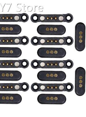 10 Pairs Spring Loaded Magnetic Pogo Pin Connector 3 Positio
