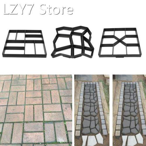 Plastic Path Maker Mold Reusable Concrete Cement Stone Brick
