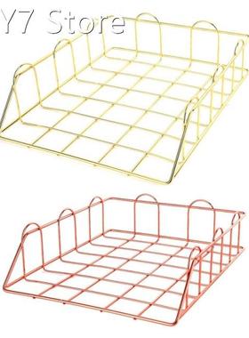 Multifunctional Stackable Paper Tray Desk File Organizer Des