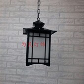 Light lamps Retro pastoral Outdoor Pendant lamp Chinese outd
