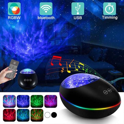 DC5V Music bluetooth Ocean Wave Night Light Laser Projector