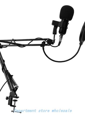 BM-300 USB Wired Condenser Microphone Studio Karaoke Noise R