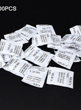 50/100pcs Non-Toxic Silica Gel Desiccant Damp Moisture Absor