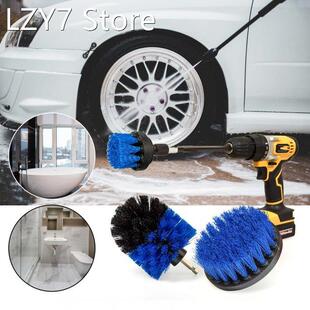 Kit Cleaning Power Brush Attachment Drill Scrubber 7Pcs