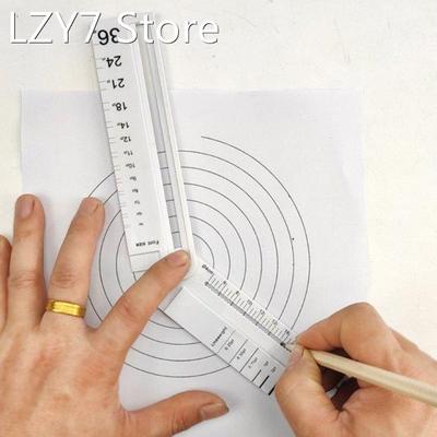 Compass Metal Multifunctional Drawing Circle Tool Ruler Pain