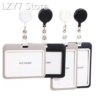 Business Telescopic Work Card Holder ID Card Set Cover Bus C