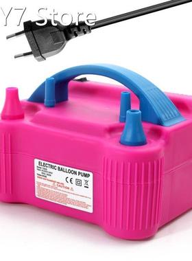 220V/110V Electric Balloon Inflator Pump AC Plug Double Hole