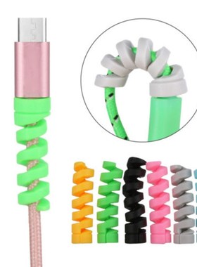 Wind Cellphone Charging USB Case Cover Silicone Spiral Data