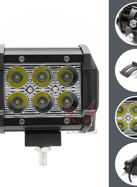 4‘’ Work light 6SMD double row bright LED ceiling light mo