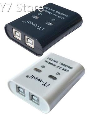 USB 2.0 Manual Sharing Switch Printer Sharing Device Hub 2 i