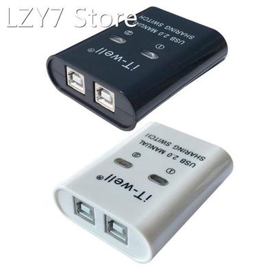USB 2.0 Manual Sharing Switch Printer Sharing Device Hub 2 i