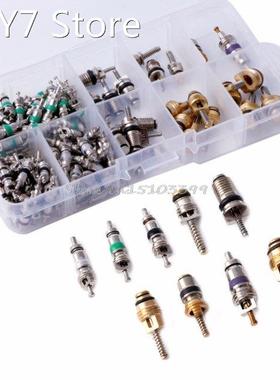 134Pcs Car R134A A/C Auto Air Conditioning Valve Core Car Ti