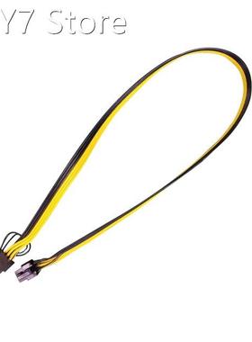 6PCS 1007 18AWG PCI-E 6pin Female To Dual 8pin(6+2) Y-Splitt