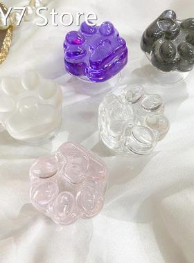 Cute Cat Paw Phone Stand Holder Finger Ring Griptok for IPho