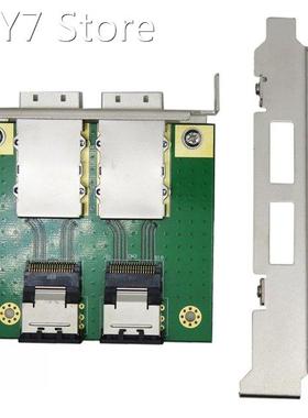 Front Panel PCI SAS Card Adapter SAS Internal SFF-8087 SAS 3