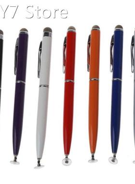 2 in 1 Micro-Fiber Metal Tip Capacitance Pen Screen Sty