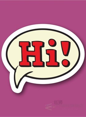 Hi Pop Art Laptop and Phone Sticker-Decal max.8cm