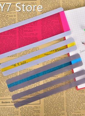 6/8 Stuks Lezen Gids Strips Markeerstift Gekleurde Overlays