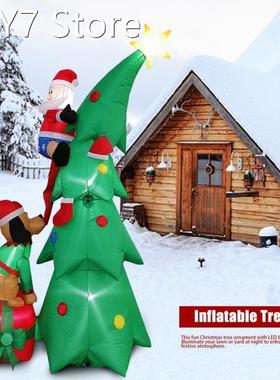20cm Giant Inflatable Christmas Tree Puppy Bites Santa Claus