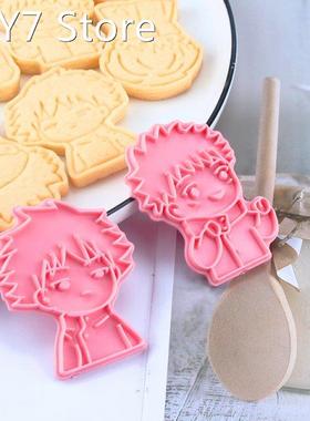 6Pcs Anime Jujutsu Kaisen Cookies Cutter Set Tools 3D Pressi