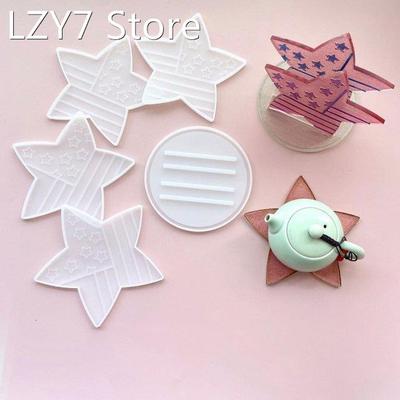 Silicone Mold DIY Star Coaster Star Silicone Epoxy Mold Birt