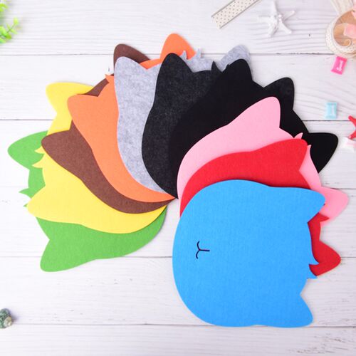 1pc Optical Trackball PC Thicken Mouse Pad Felt Cloth Univer