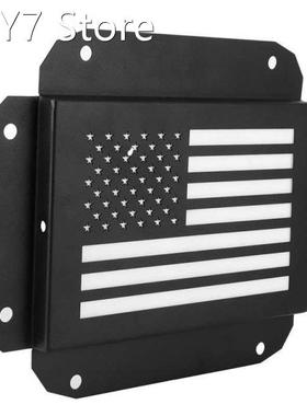 Car Mirror car styling LED Tailgate Spare Tire Delete Plate