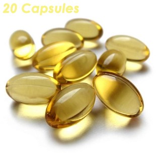 20 Capsules Vitamin E Capsules  Face Hair  Skin Whitening Es