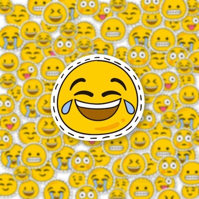 Eye Tears Laughing and Kahkahaya Drowned Emoji Laptop and Ph